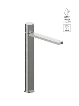 BORGIA 89065A - Single handle High stainless steel washbasin mixer by Rubinetterie Frattini - view 3